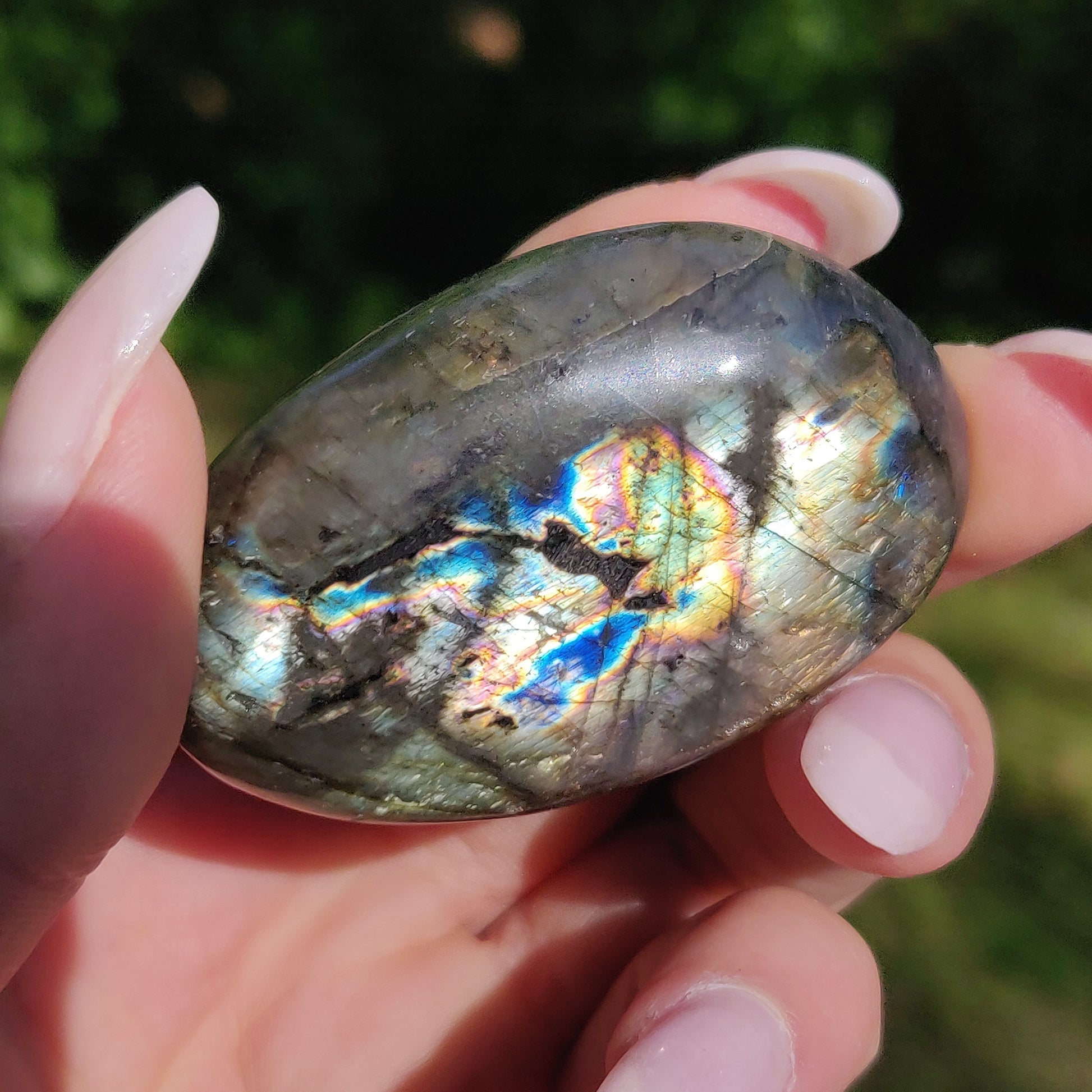 Labradorite Palm Stone (#226) - Simply Affinity