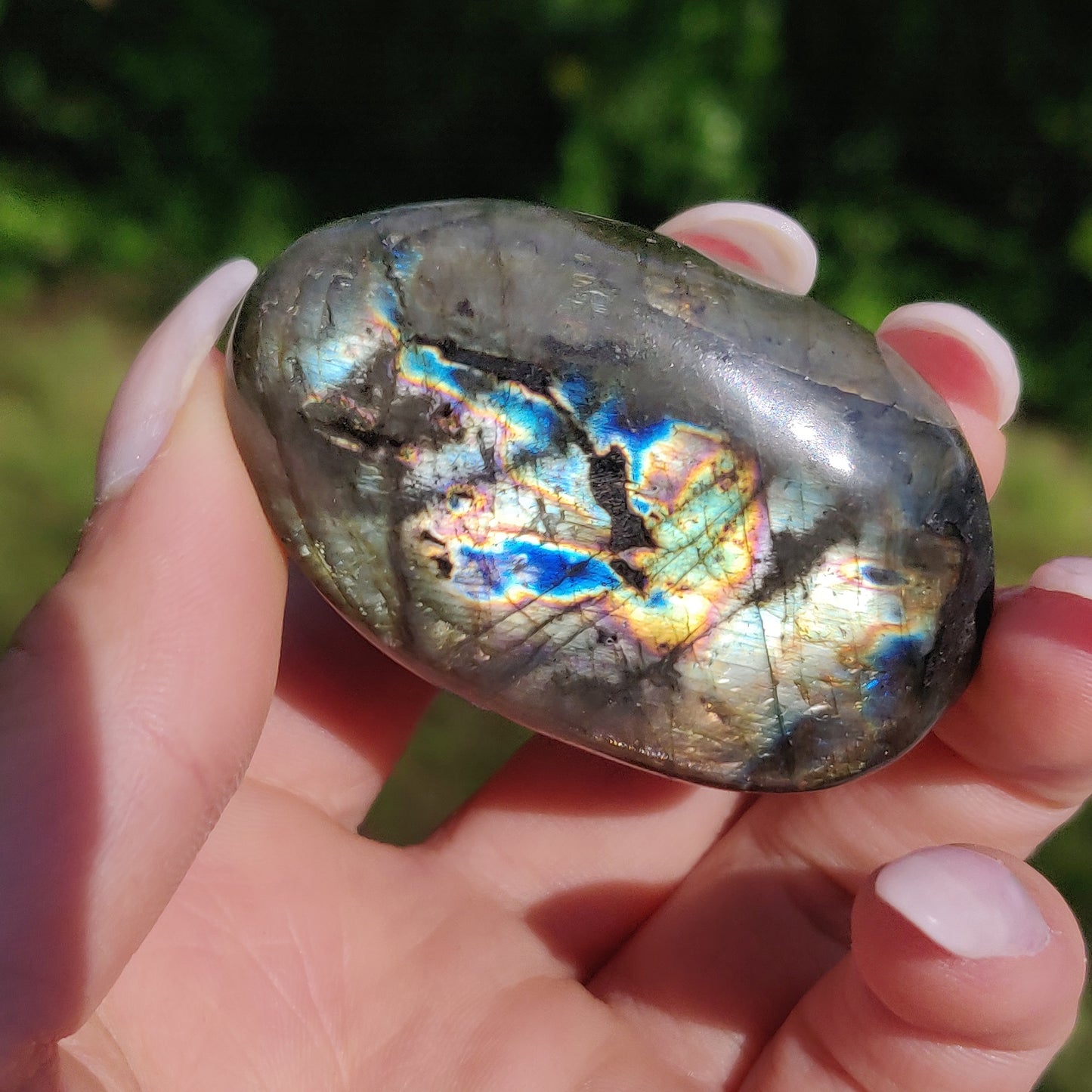 Labradorite Palm Stone (#226) - Simply Affinity