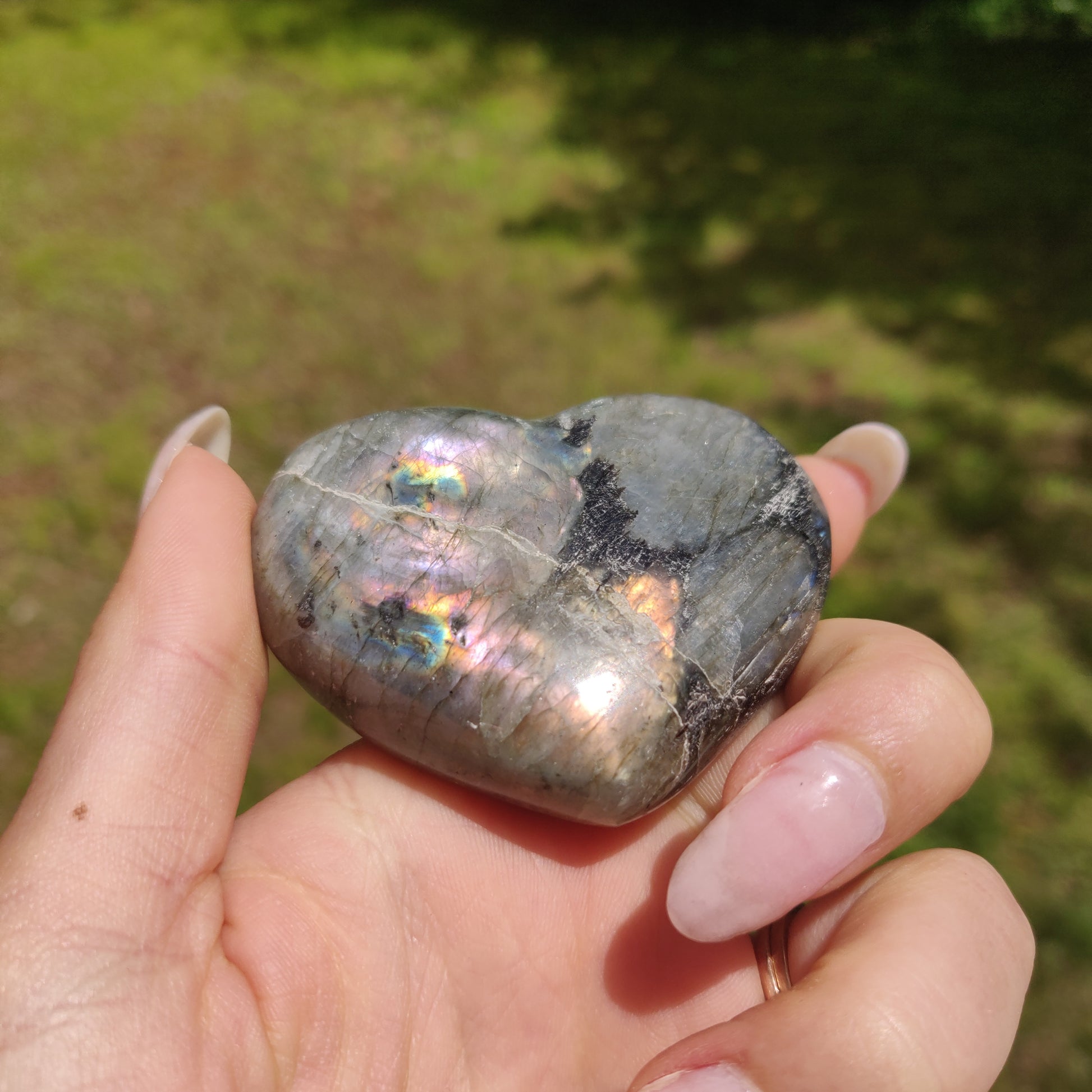 Labradorite Heart (#7) - Simply Affinity