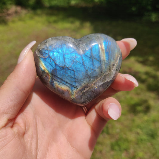 Labradorite Heart (#7) - Simply Affinity