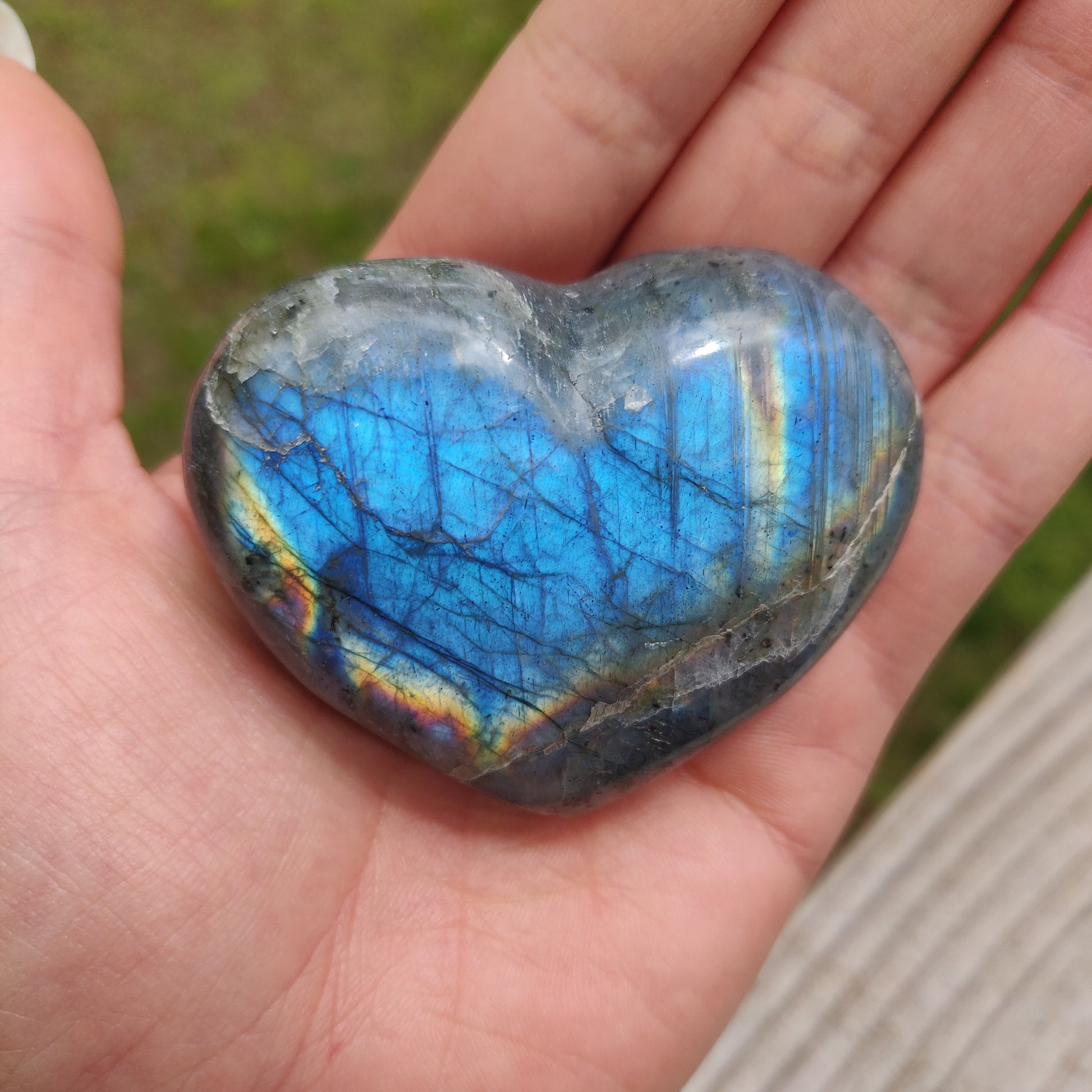 Labradorite Heart (#7) - Simply Affinity