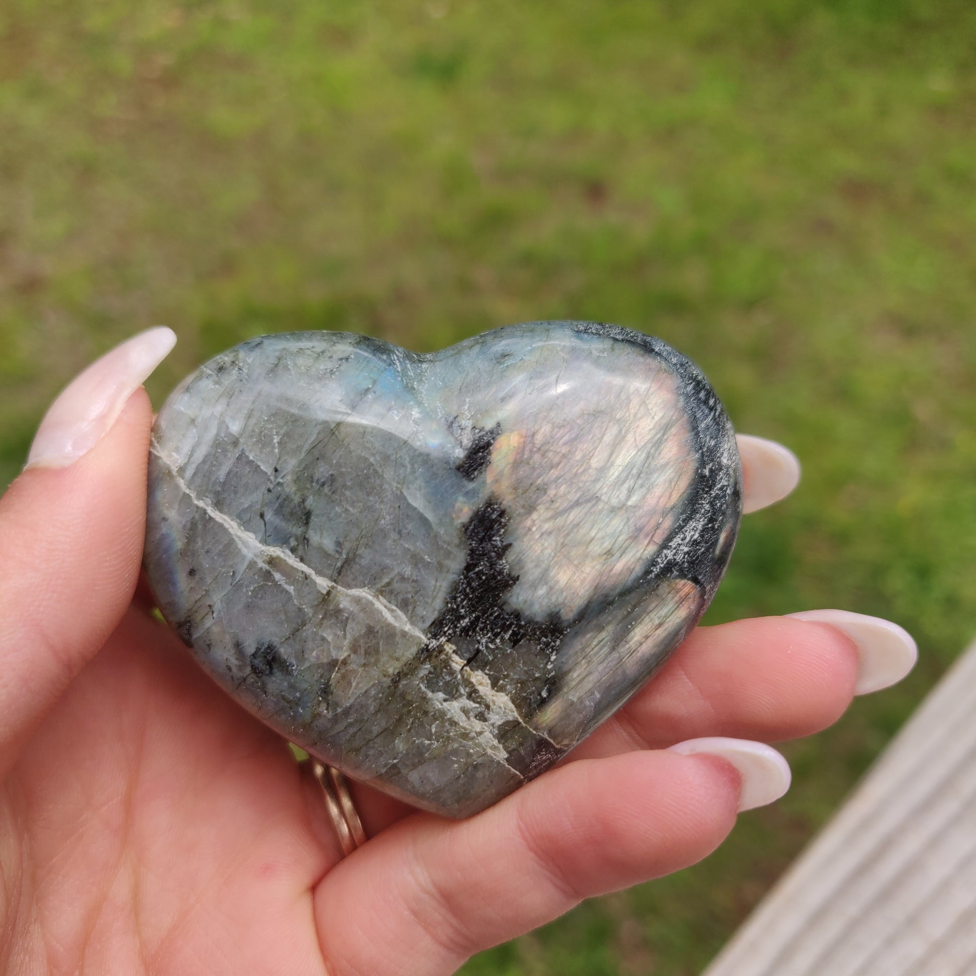Labradorite Heart (#7) - Simply Affinity