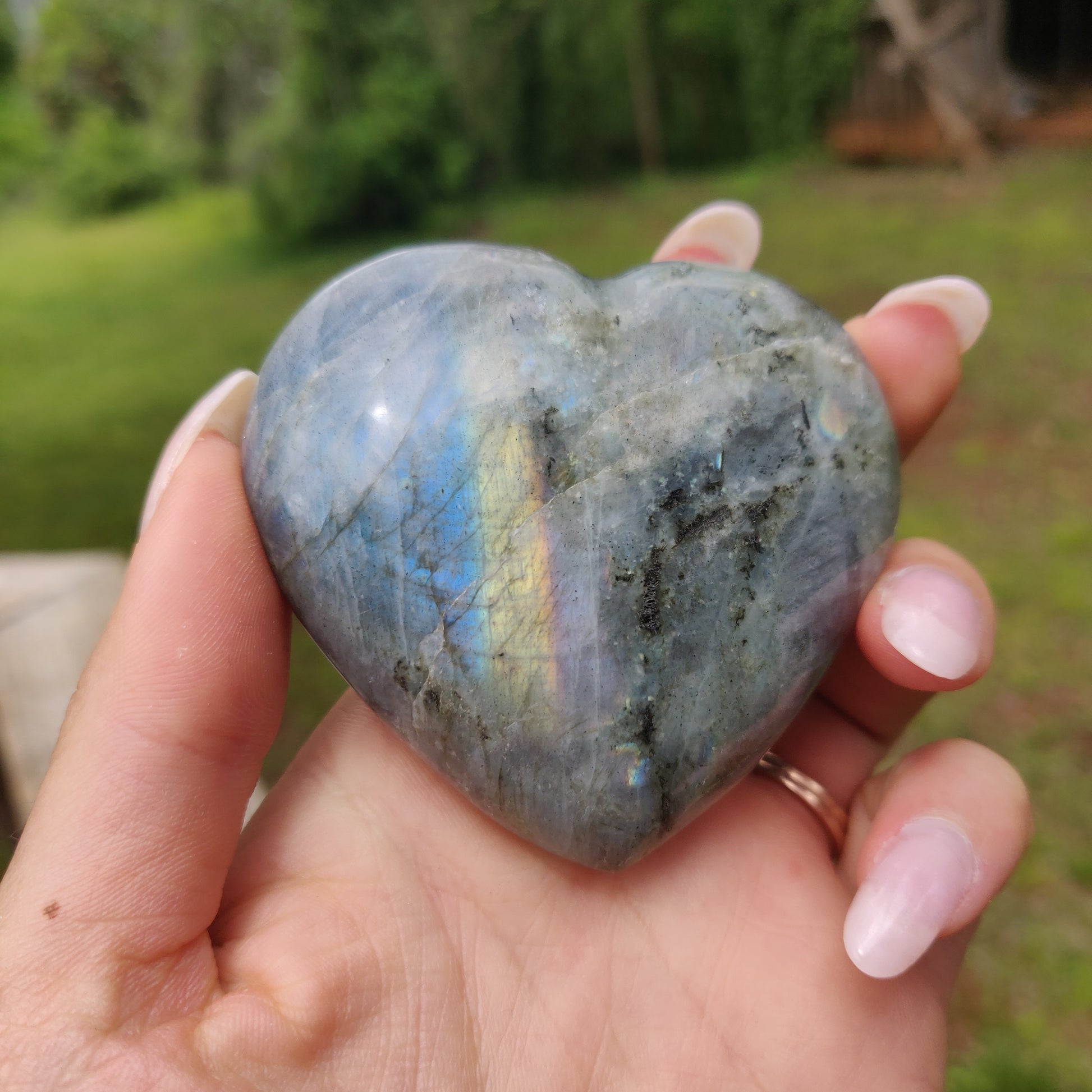 Labradorite Heart (#8) - Simply Affinity
