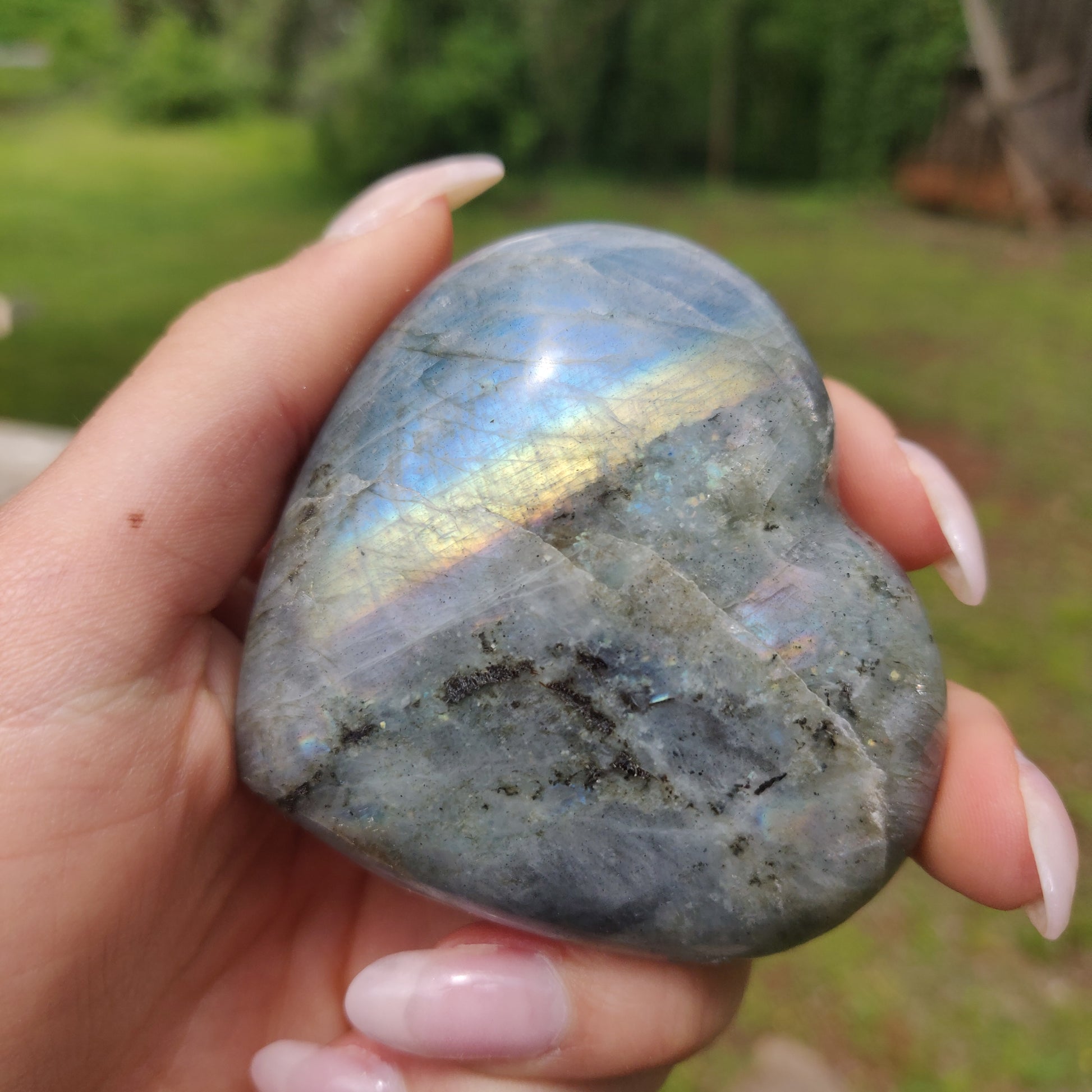 Labradorite Heart (#8) - Simply Affinity