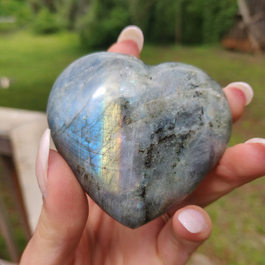 Labradorite Heart (#8) - Simply Affinity