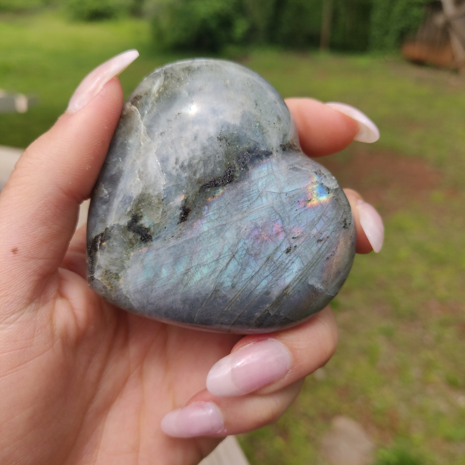 Labradorite Heart (#8) - Simply Affinity