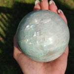 BLUE FLASH Garnierite Sphere (#2)