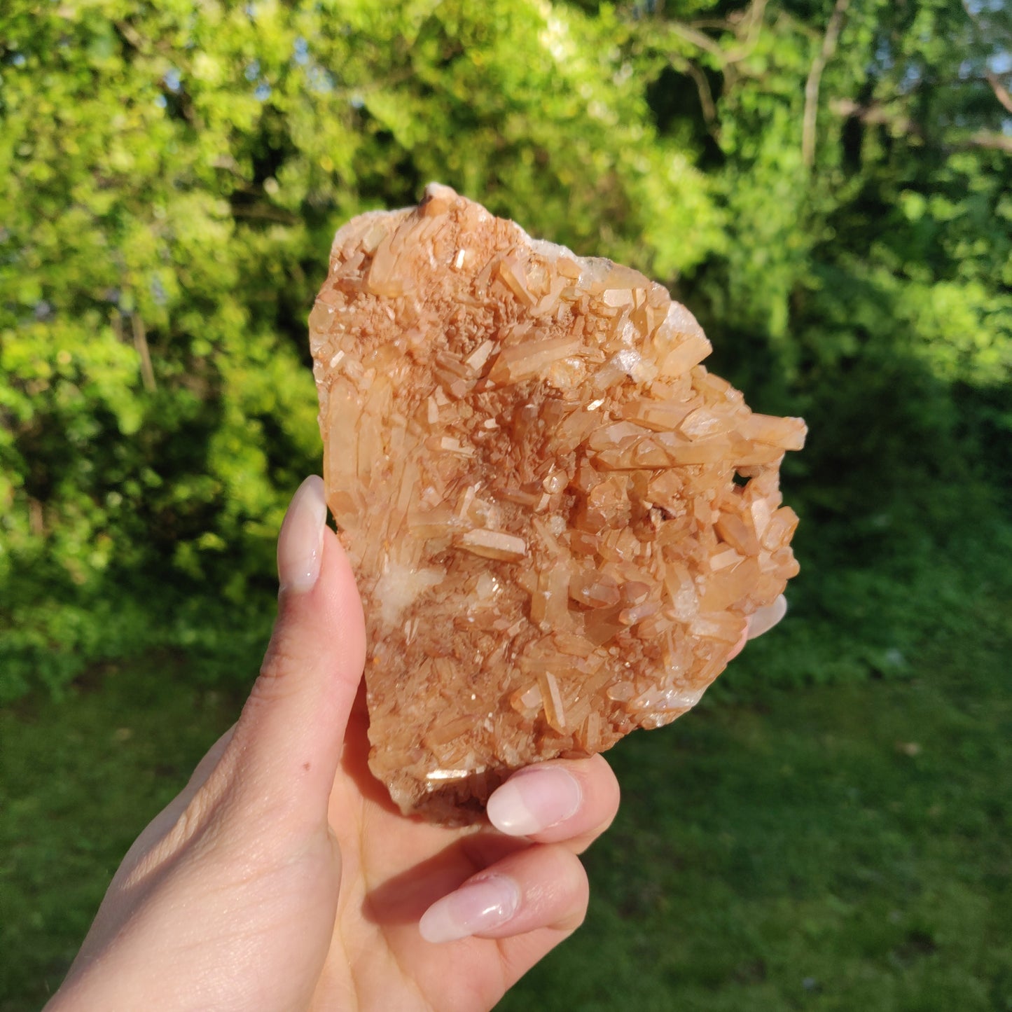 Tangerine Quartz Cluster (#1)