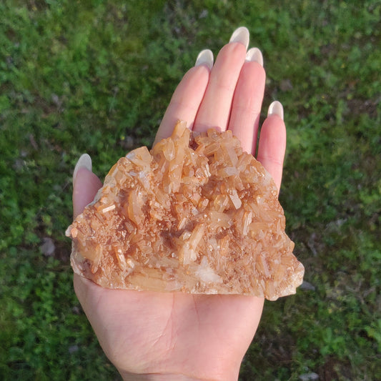 Tangerine Quartz Cluster (#1)