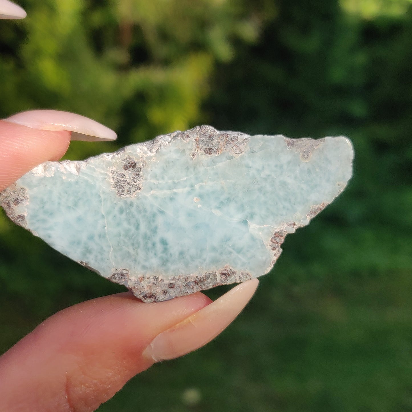 Polished Larimar Slab (#12)