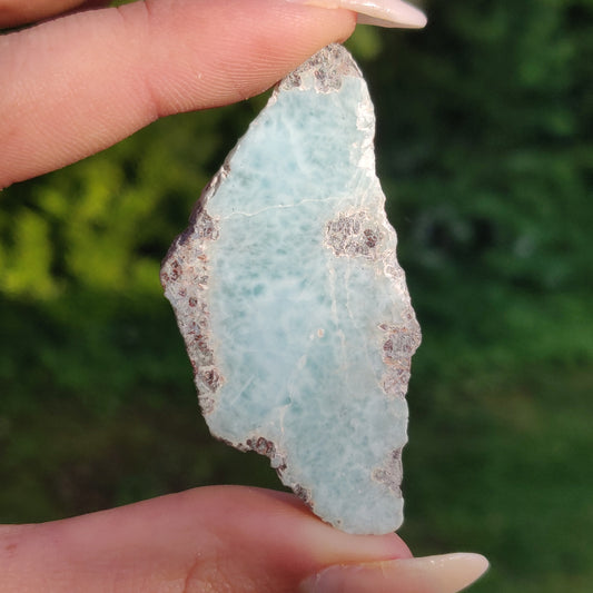 Polished Larimar Slab (#12)