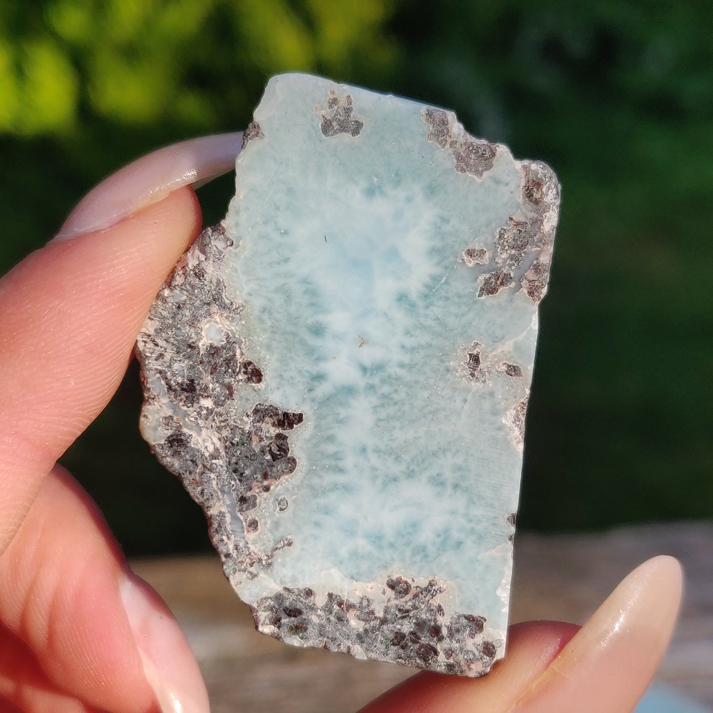 Polished Larimar Slab (#10)
