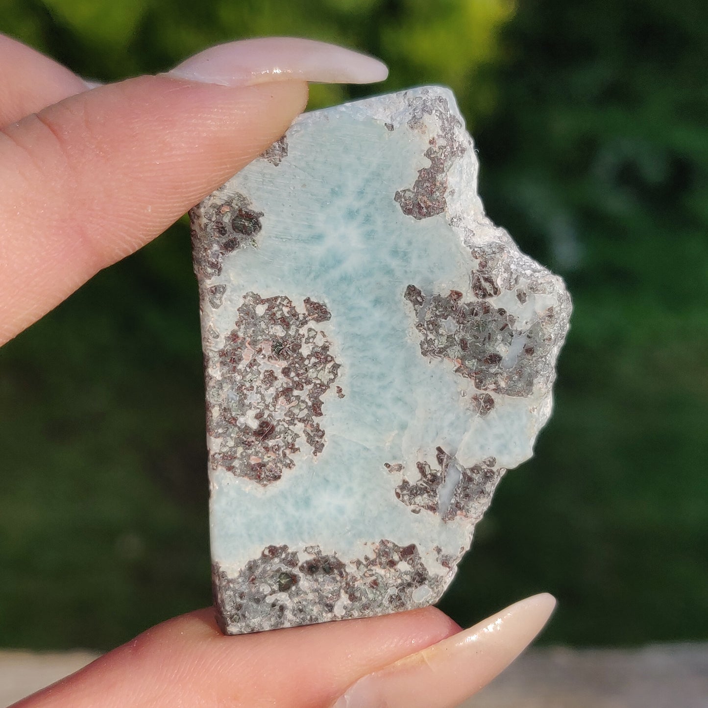 Polished Larimar Slab (#10)