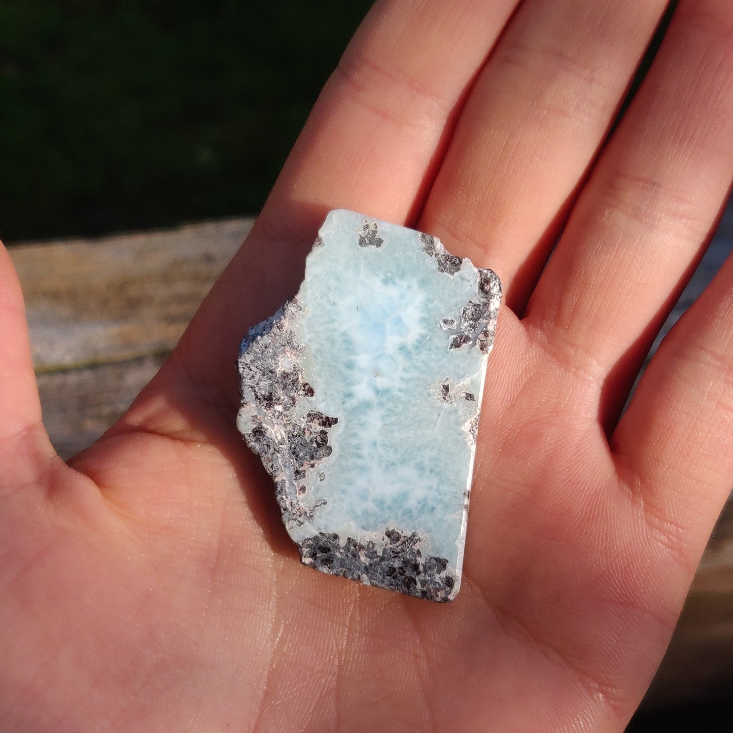 Polished Larimar Slab (#10)
