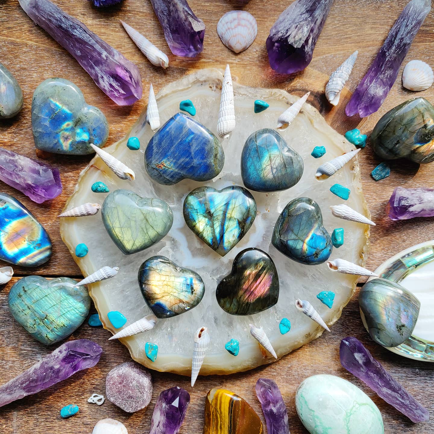 Mini Labradorite Heart - Choose your Favorites - Simply Affinity