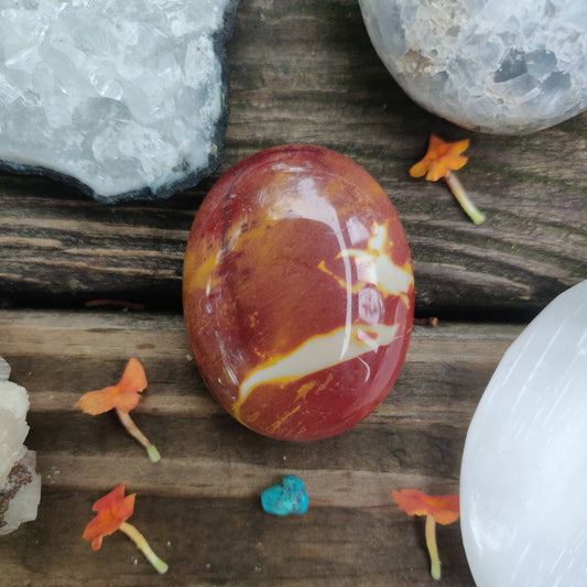 Mookaite Palm Stone, Australian Mookaite Pocket Stone (#2)