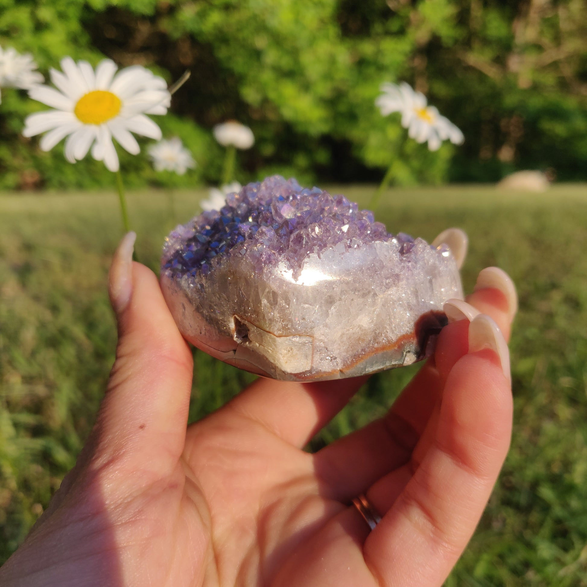 Aura Amethyst Heart (#2) - Simply Affinity