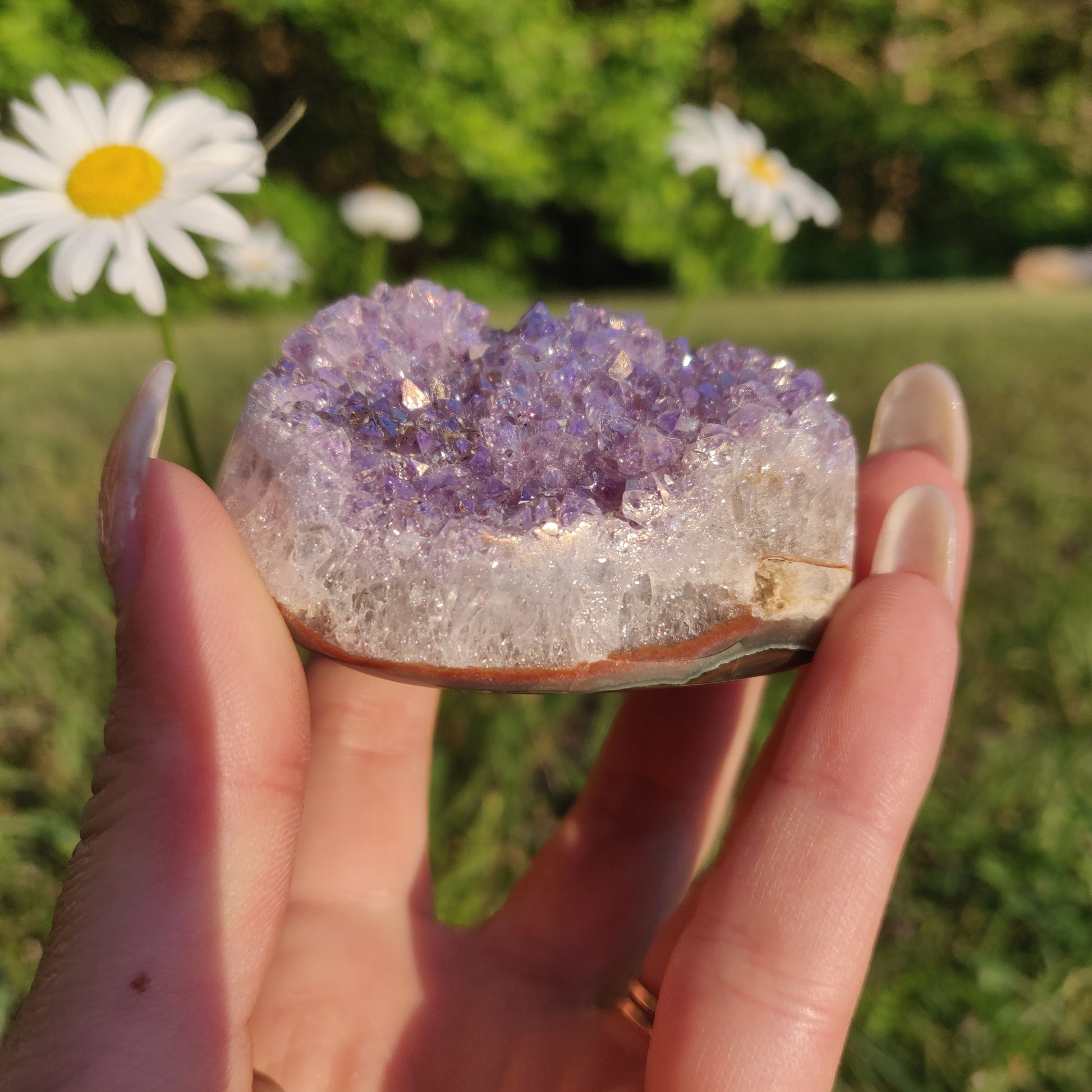 Aura Amethyst Heart (#2) - Simply Affinity