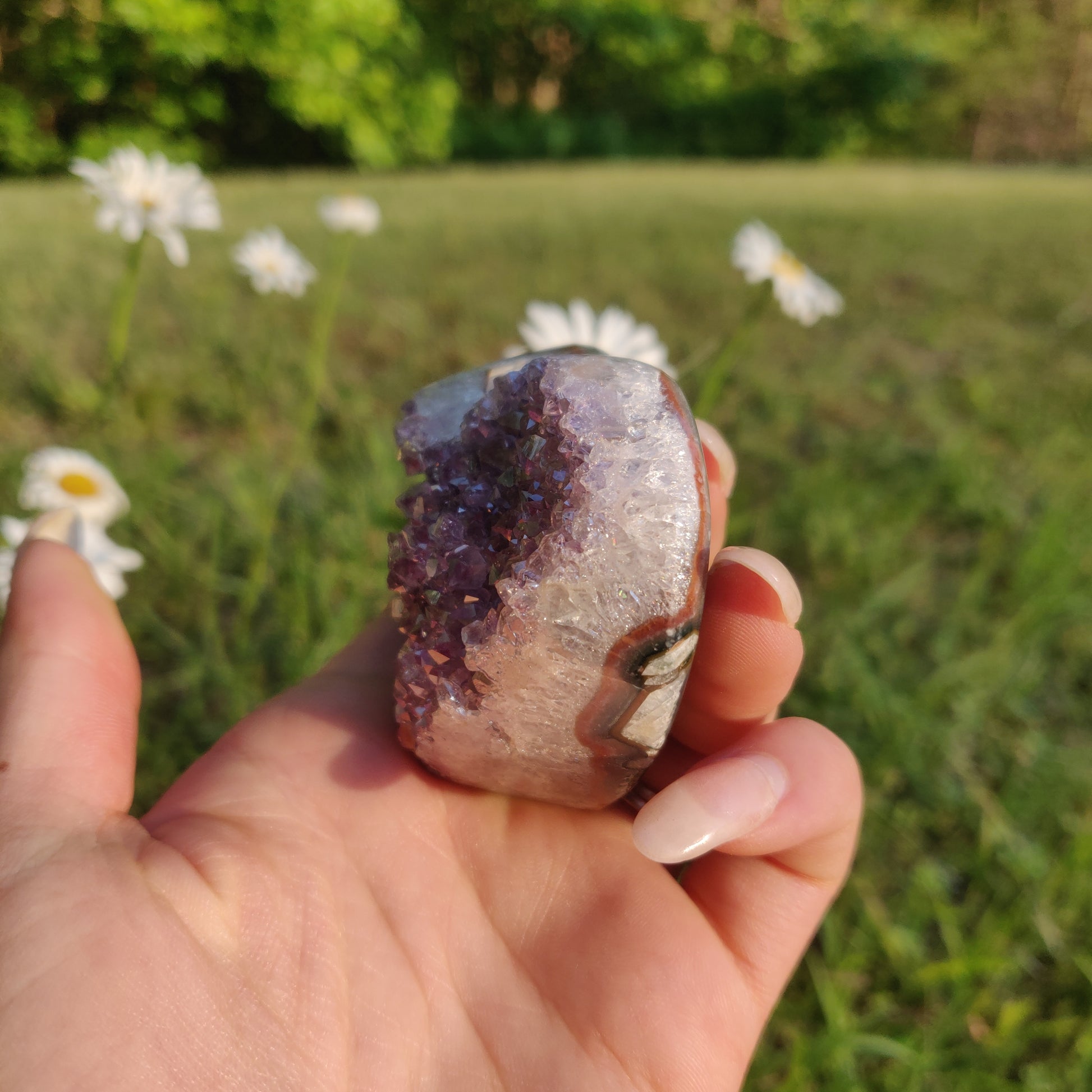 Aura Amethyst Heart (#2) - Simply Affinity