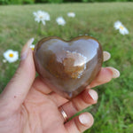 Titanium Amethyst Heart (#5)