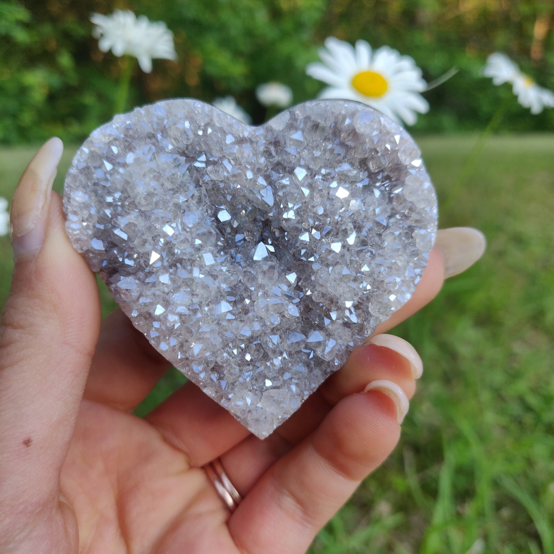 Aura Amethyst Heart (#8) - Simply Affinity