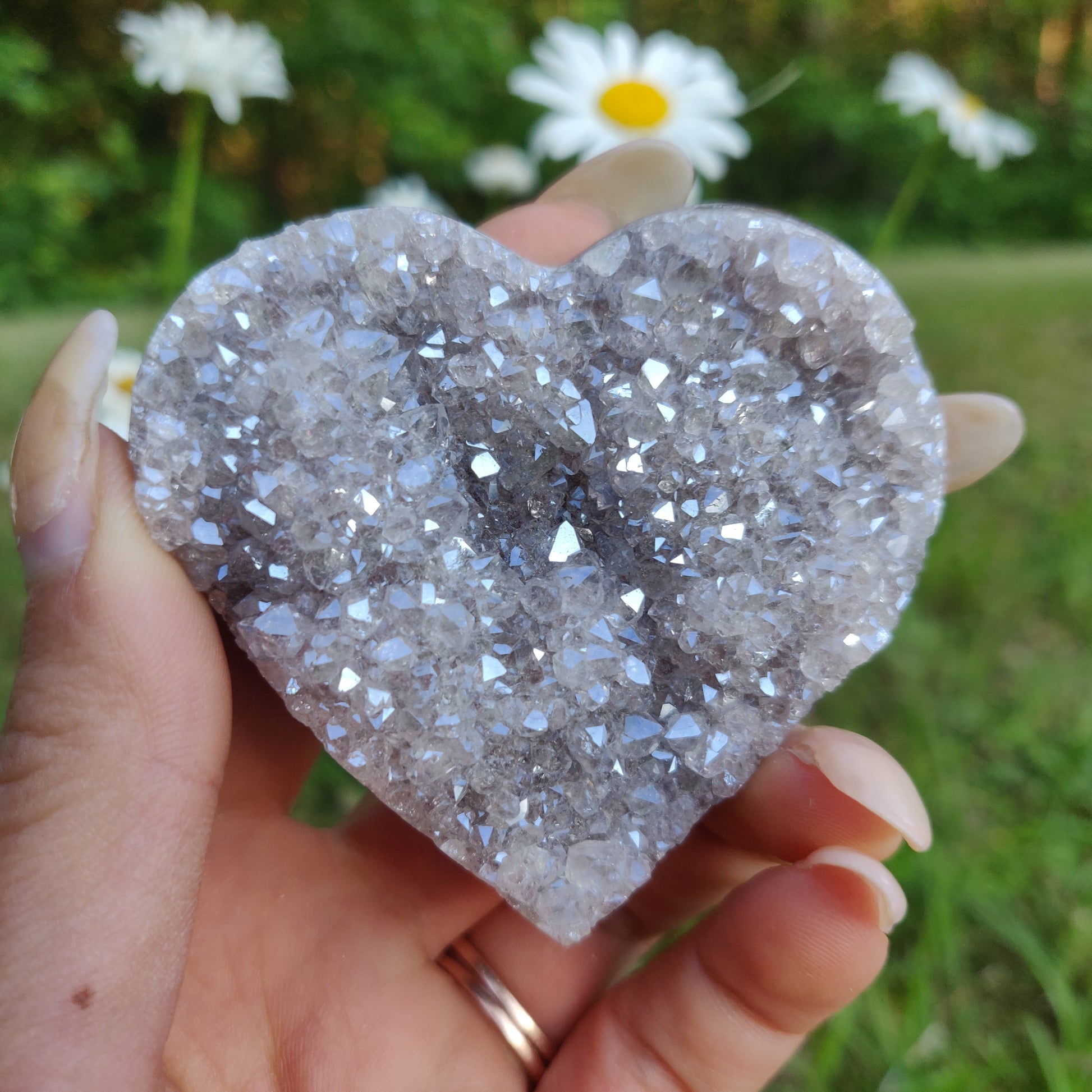 Aura Amethyst Heart (#8) - Simply Affinity