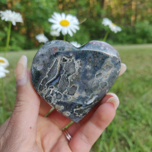 Aura Amethyst Heart (#8) - Simply Affinity