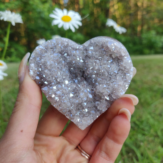 Aura Amethyst Heart (#8) - Simply Affinity