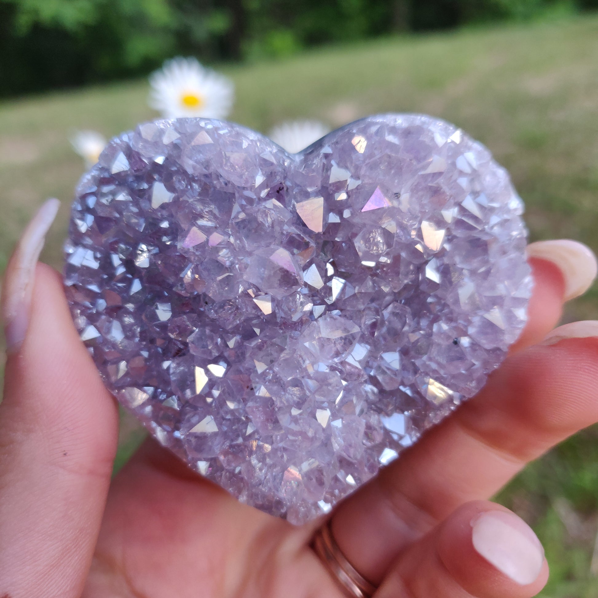 Aura Amethyst Heart (#10) - Simply Affinity