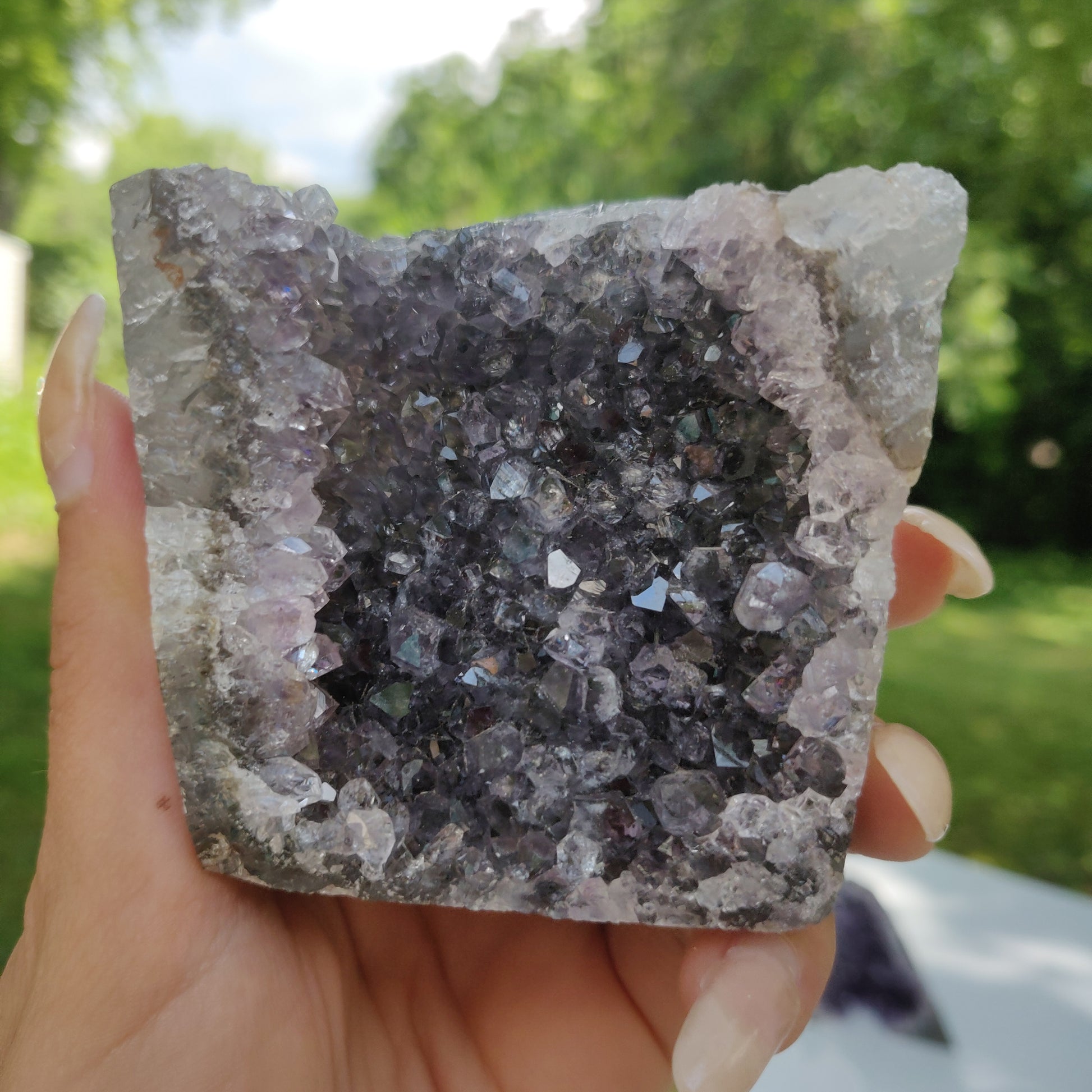 Amethyst Geode Free Form, Cut Base (#8) - Simply Affinity