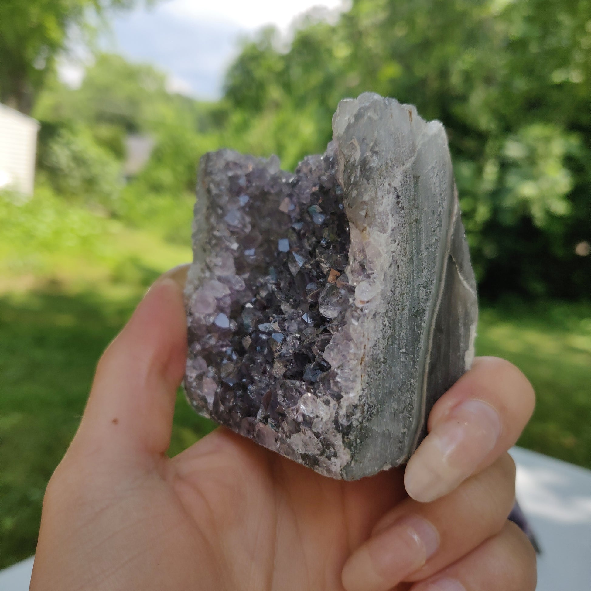 Amethyst Geode Free Form, Cut Base (#8) - Simply Affinity