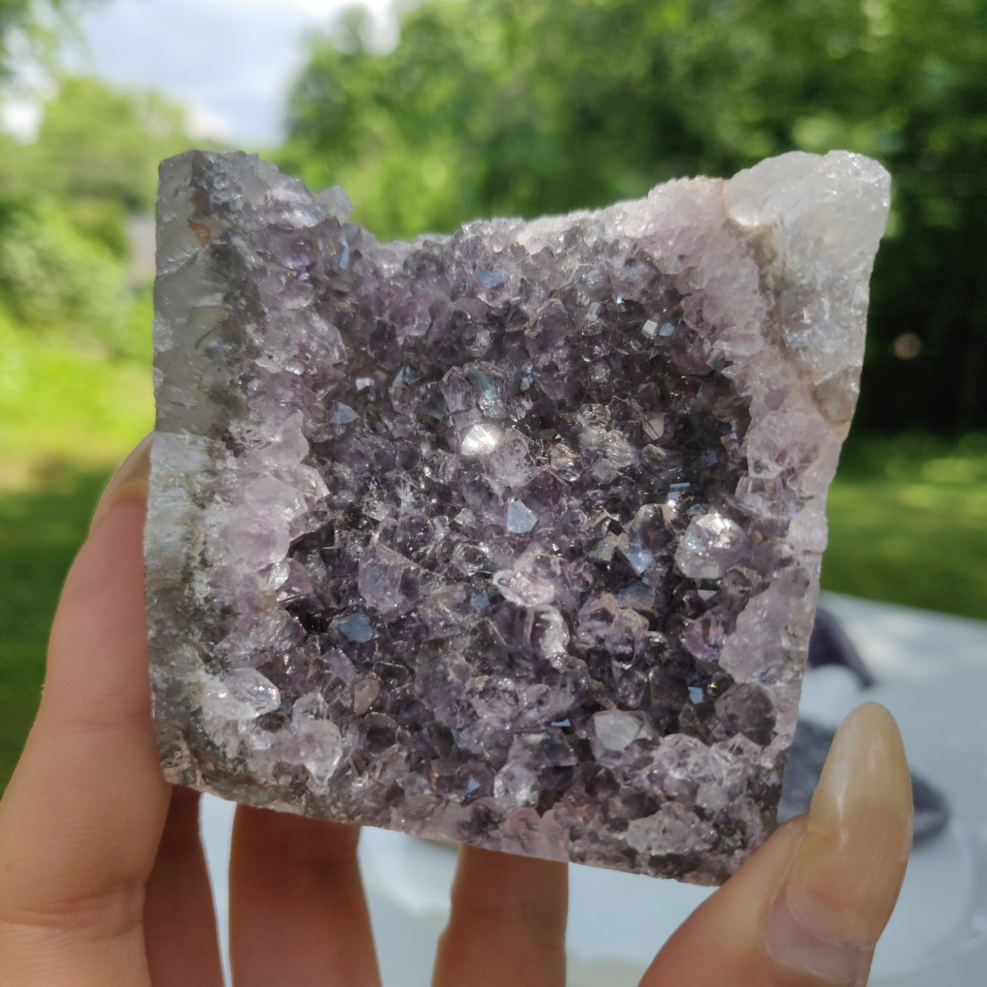 Amethyst Geode Free Form, Cut Base (#8) - Simply Affinity