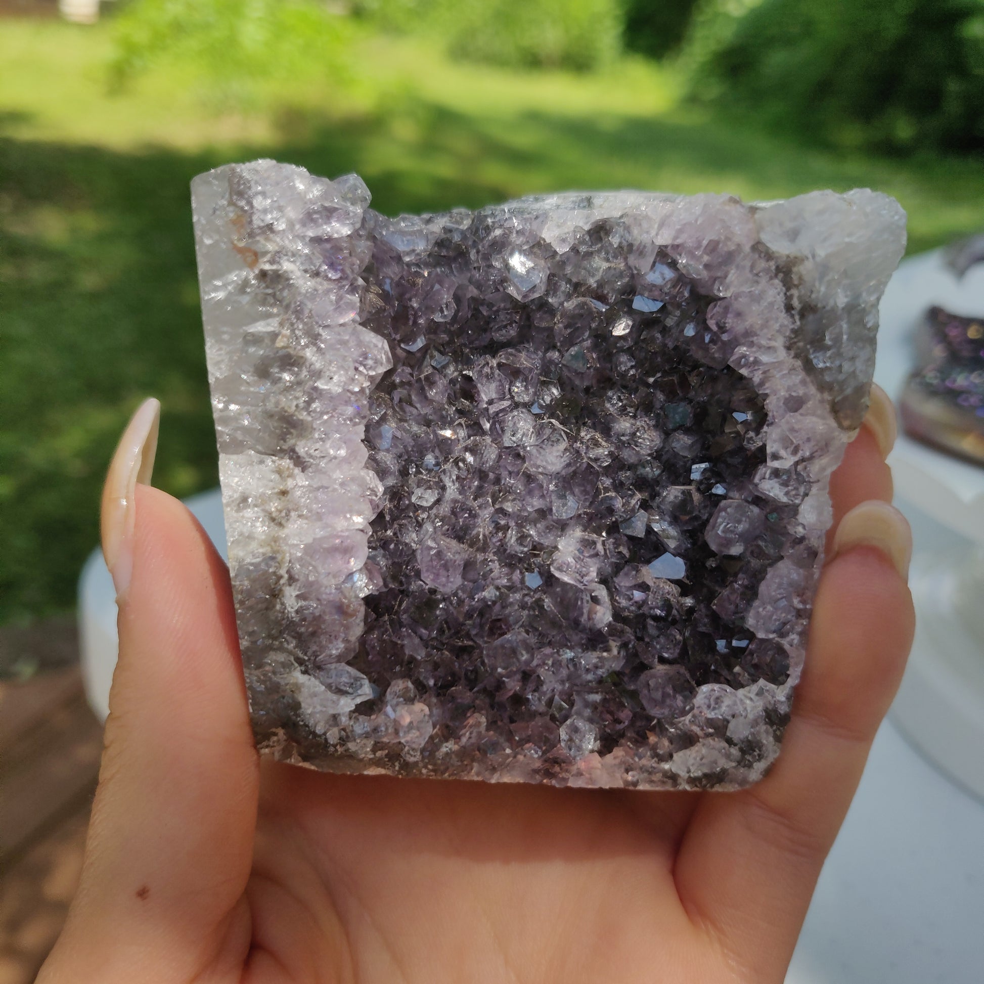 Amethyst Geode Free Form, Cut Base (#8) - Simply Affinity