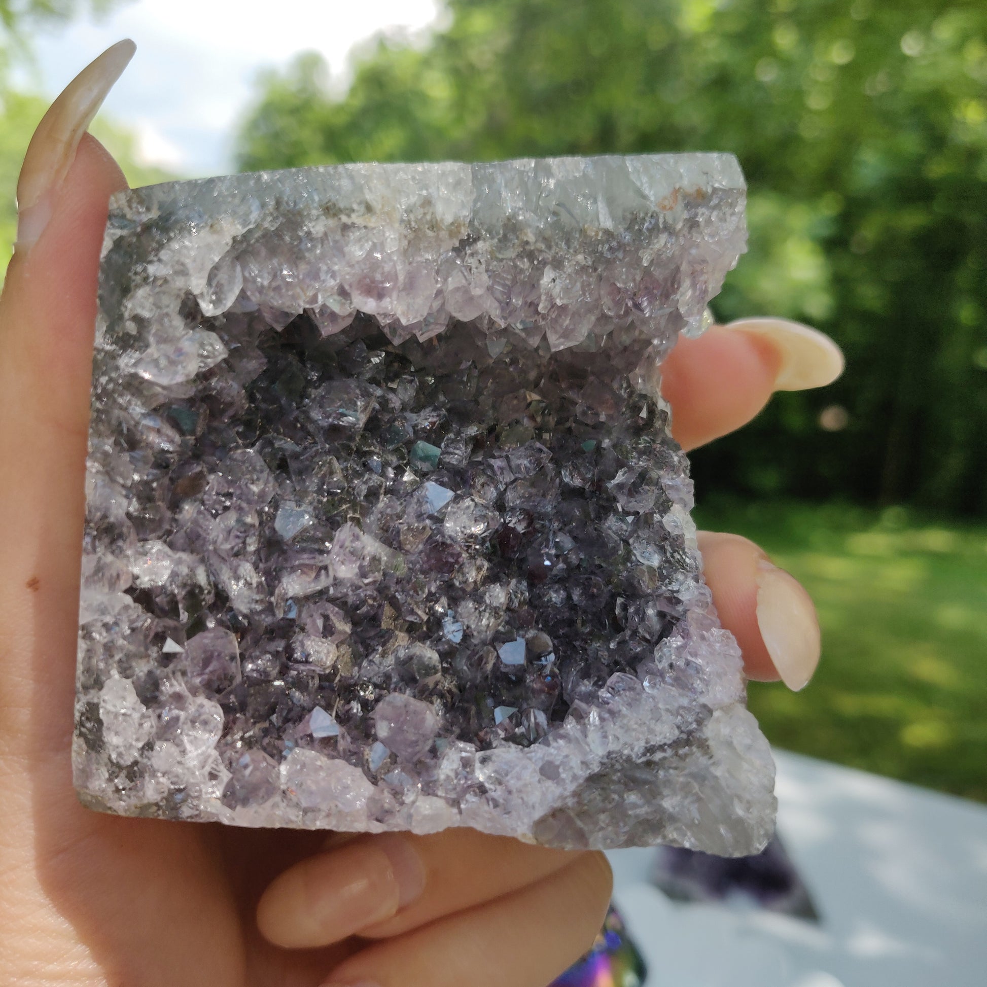 Amethyst Geode Free Form, Cut Base (#8) - Simply Affinity