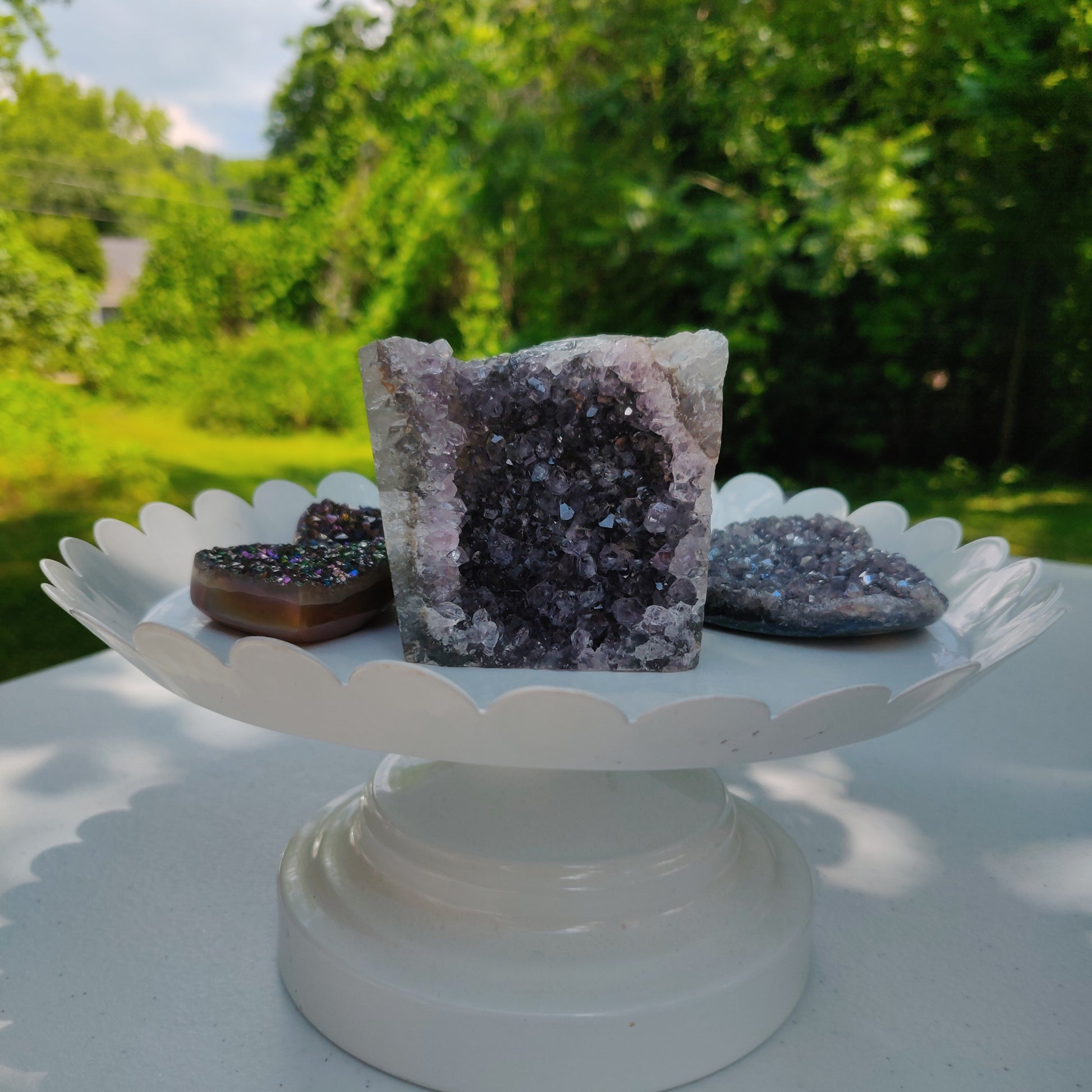 Amethyst Geode Free Form, Cut Base (#8) - Simply Affinity
