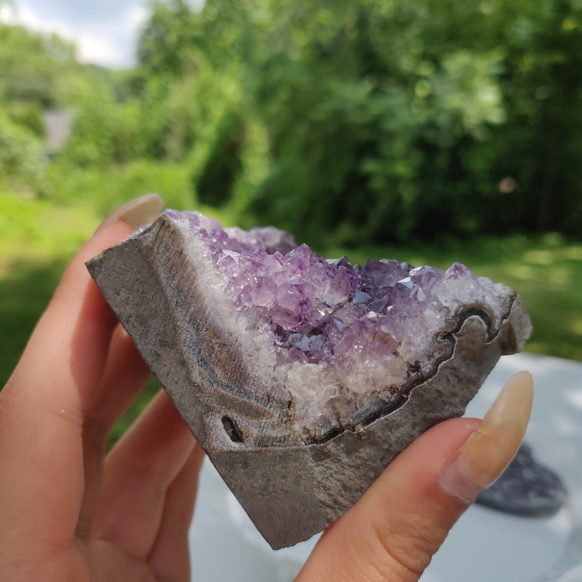 Amethyst Geode Free Form, Cut Base (#11) - Simply Affinity