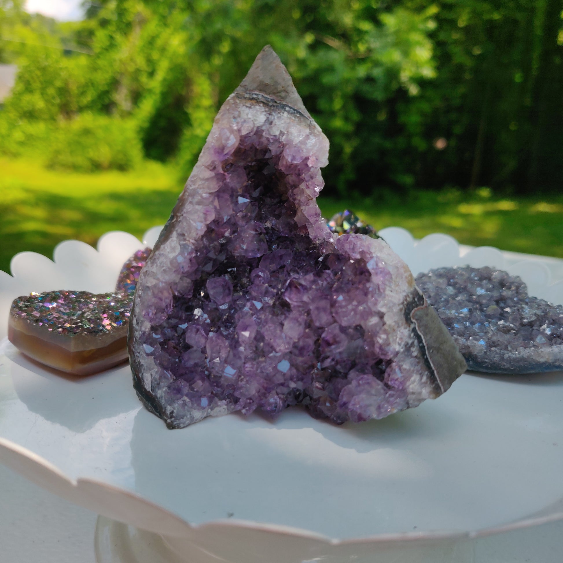 Amethyst Geode Free Form, Cut Base (#11) - Simply Affinity