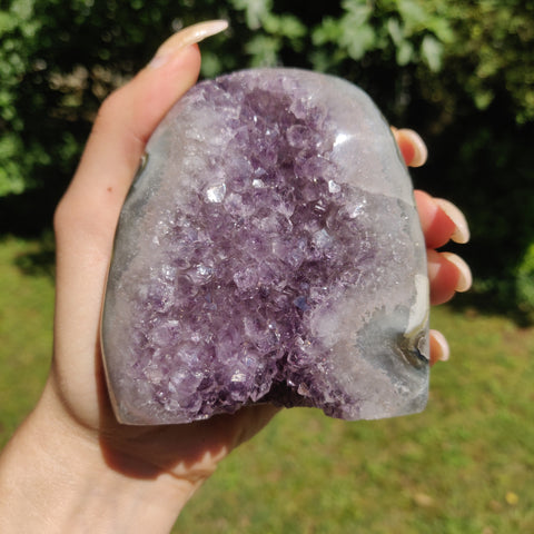 Amethyst Geode Free Form, Polished (#13) - Simply Affinity