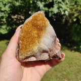 Citrine Geode Free Form, Cut Base (#1) - Simply Affinity
