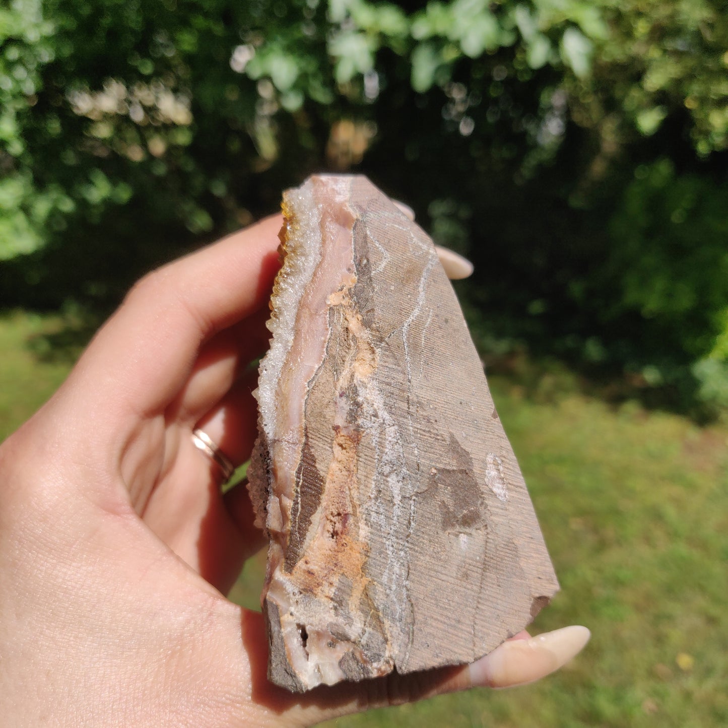 Citrine Geode Free Form, Cut Base (#1) - Simply Affinity