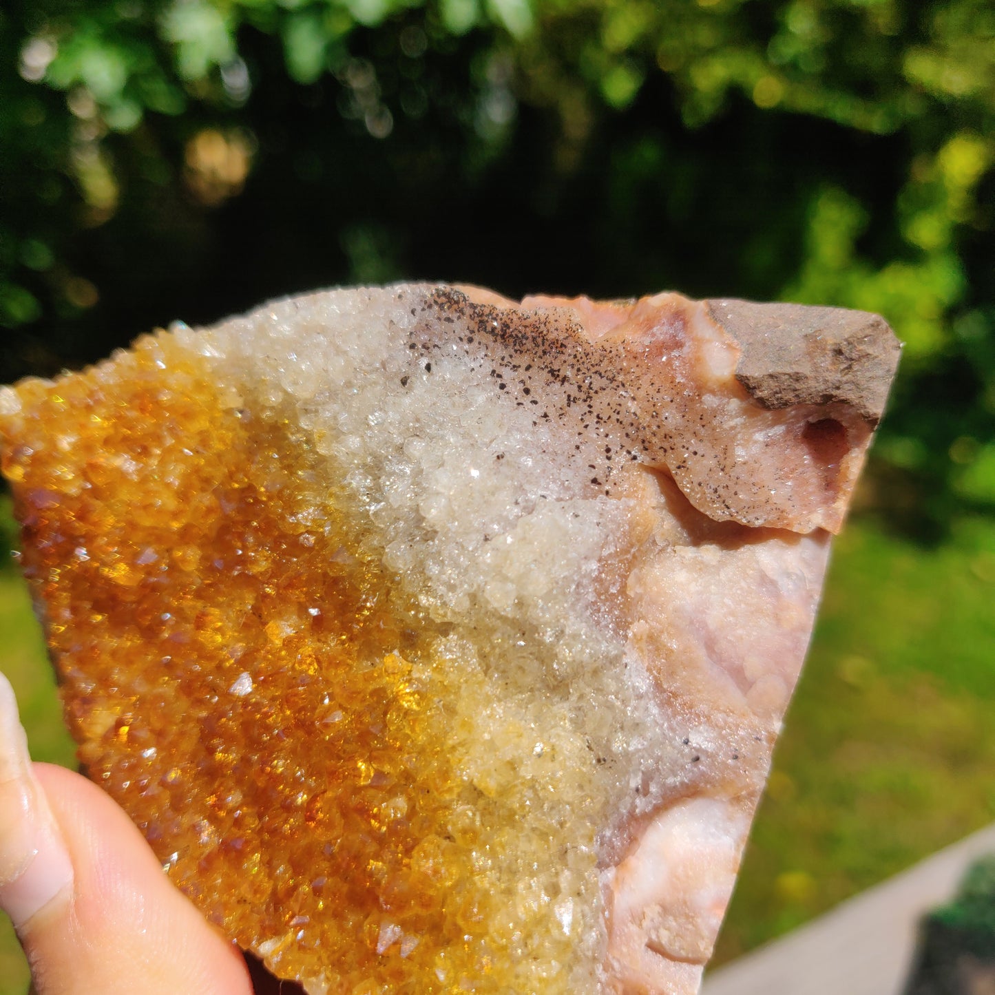 Citrine Geode Free Form, Cut Base (#1) - Simply Affinity