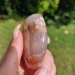 Flower Agate Palm Stone (#37)