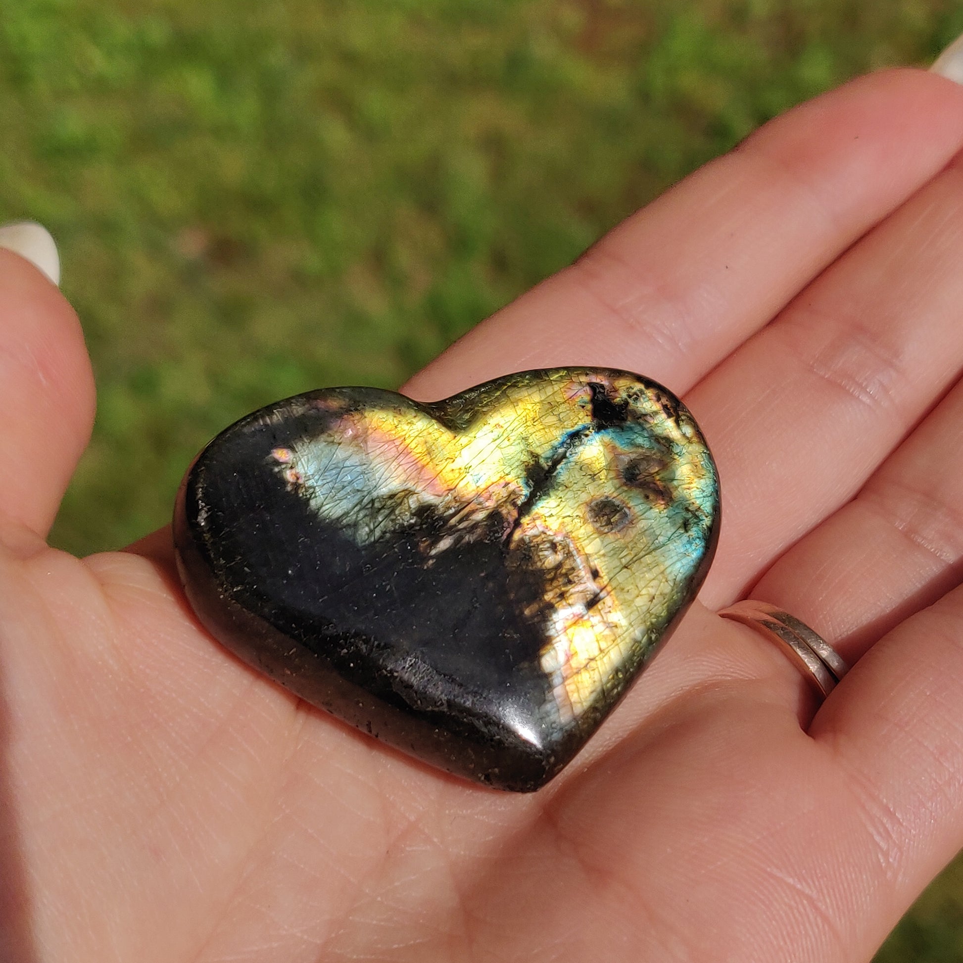 Labradorite Heart (#16) - Simply Affinity