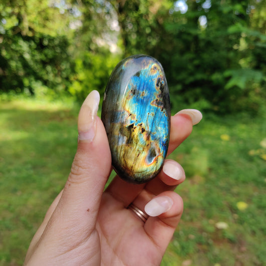 Labradorite Palm Stone (#33)