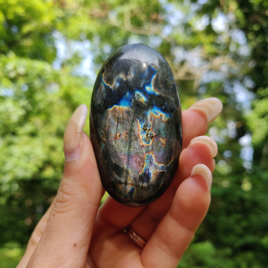 Labradorite Palm Stone (#67)