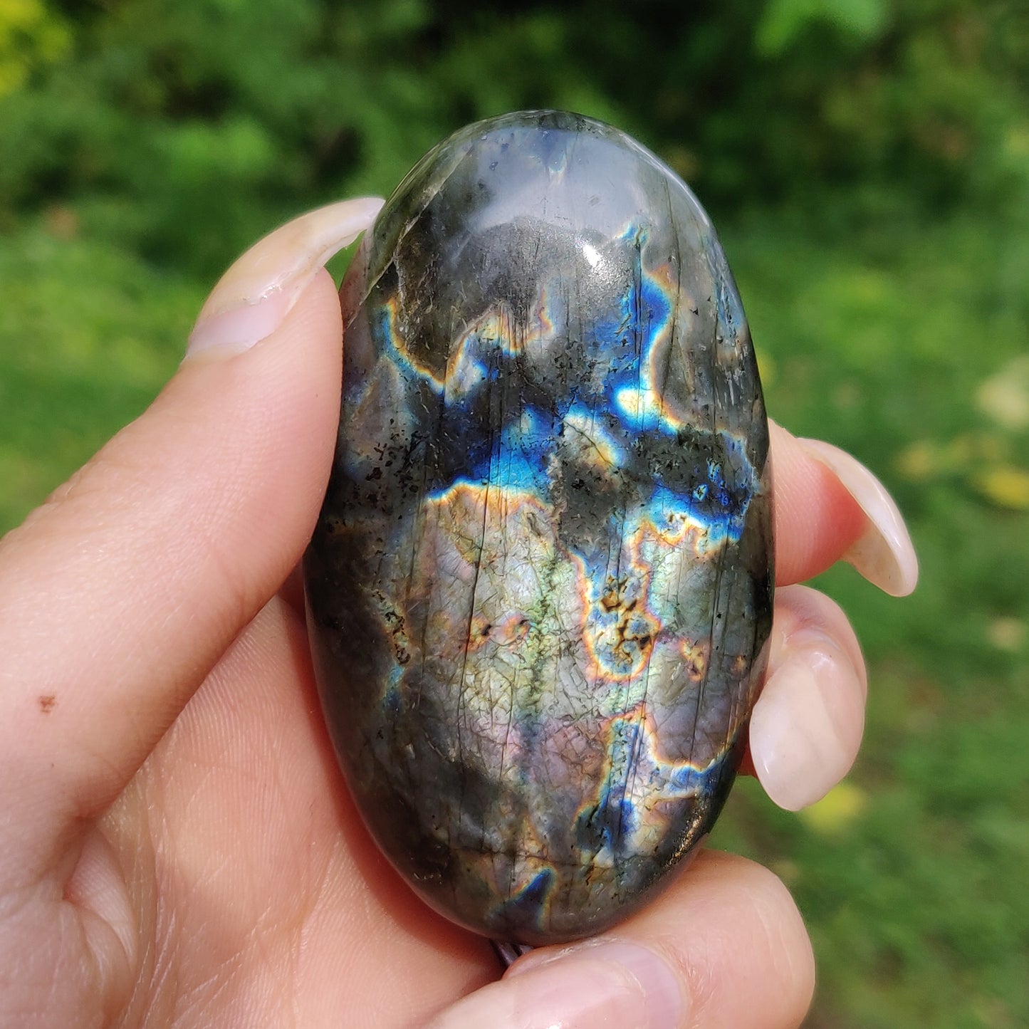 Labradorite Palm Stone (#67)