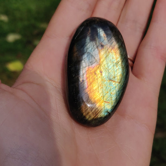 Labradorite Palm Stone (#143)