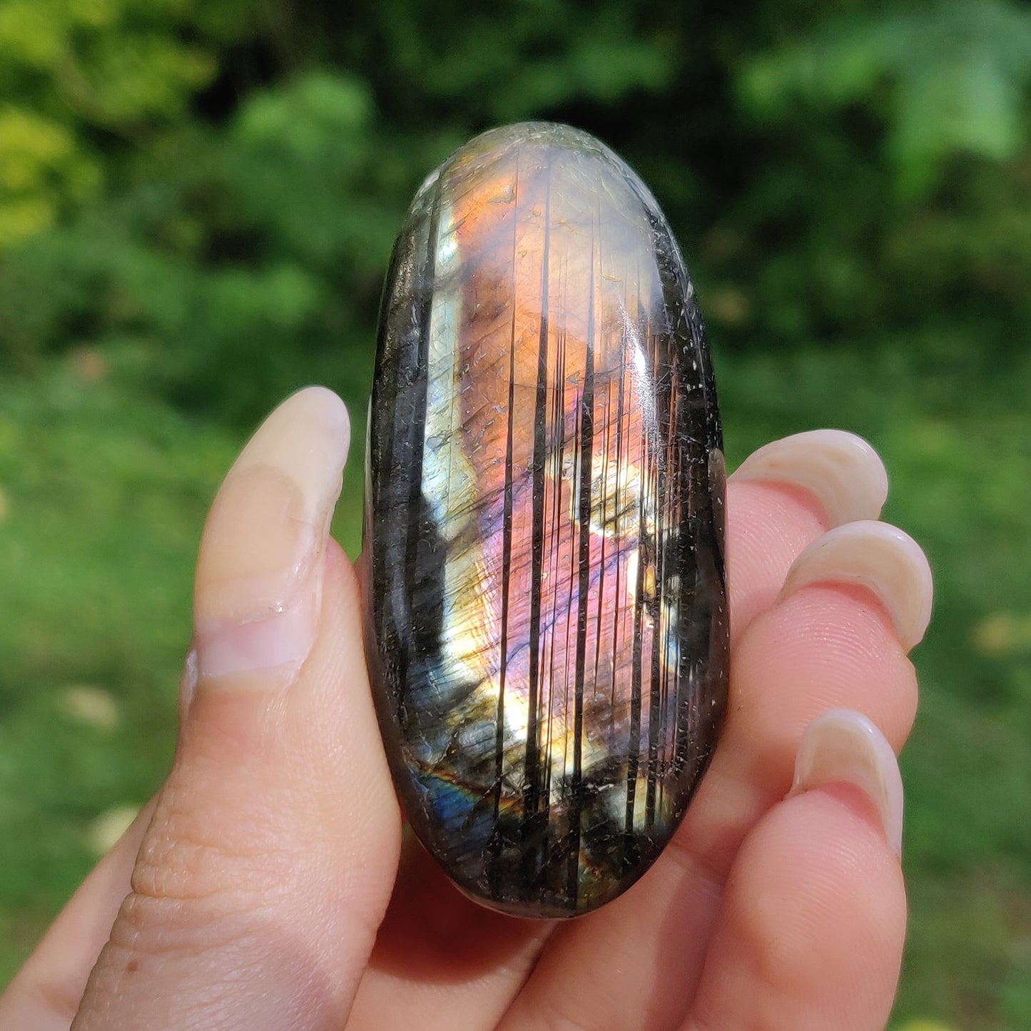 Labradorite Palm Stone (#177)