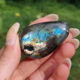 Labradorite Palm Stone (#204)