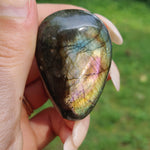 Labradorite Palm Stone (#204)